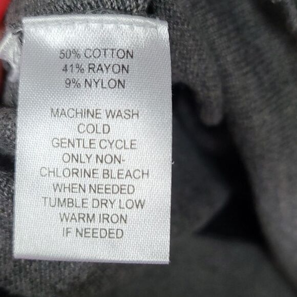 LOFT Gray & Black Striped Crew Neck Sweater Pullover Lightweight Knit Small - Picture 6 of 9